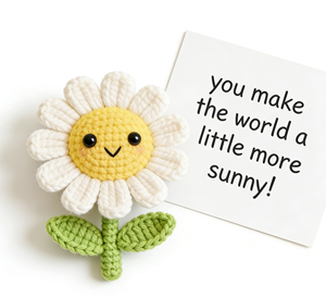 Regalos de Agradecimiento para Mujeres, Mini Regalos de Crochet para Apoyo Emocional Positivo, Regalos de Pascua para Maestras, Compañeras de Trabajo, Mejores Amigas - Product Image 1