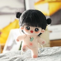 Personnalisé doux fille en peluche poupée hochet bruit petite peau de poupée douce poupée kpop personnalisée