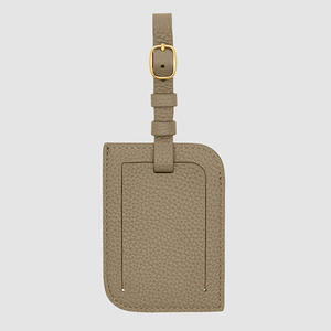 Benutzer definierte Logo Hochzeit Gepäck anhänger Reise Flug gesellschaft Koffer leer personal isierte Namensschilder Gurt Pu Leder Gepäck anhänger - Product Image 2