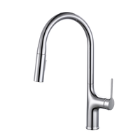 Robinet de cuisine monocommande en zinc chromé à montage sur plan avec douchette extractible et cartouche céramique – Meilleures ventes