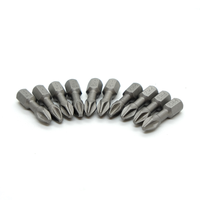 Jeu de tournevis miniatures personnalisés OEM en acier X5 de Taïwan, avec embout à chocs Phillips forgé de 25 mm en acier Ralter Harden, finition sablée