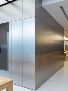 Panneaux muraux intérieurs en bois plaqué bambou et charbon de bois, couleur métallique, pour la décoration intérieure de chambre à coucher - Product Image 1