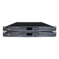 Amplificateur de puissance professionnel 4 canaux 1350W Classe D, amplificateur audio numérique 1U pour montage en rack, pour système sonore de KTV, club, concert