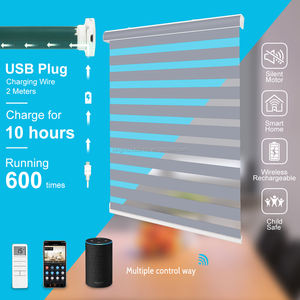 Stores zébrés motorisés Stores zébrés personnalisés Stores zébrés occultants à rayures fines <span class=keywords><strong>pour</strong></span> la maison et le bureau - Product Image 3