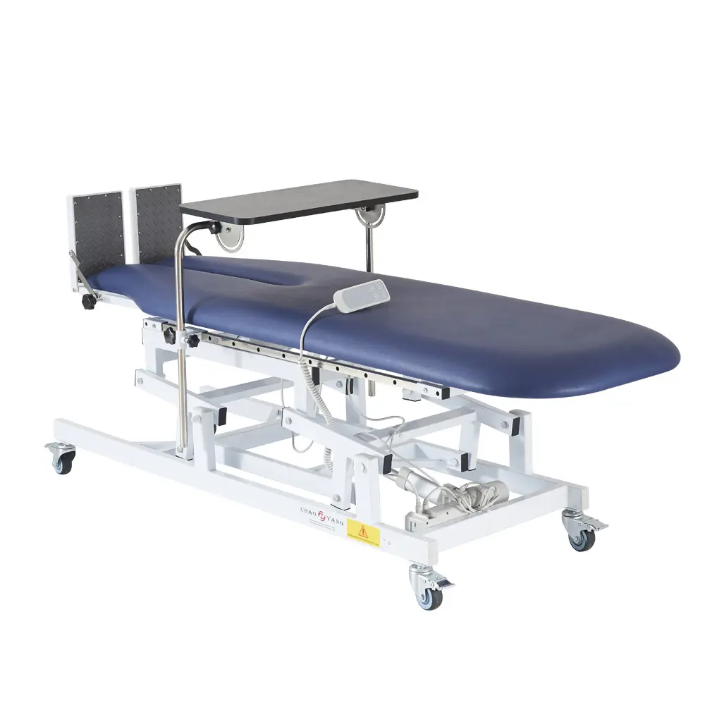 Tilt Table Physiotherapy Equipment Electric Bed Examination Couch Power Treatment Bed Therapy Table Tilting Rotary Table