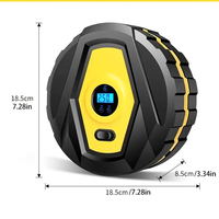 Compresseur d'air Portable pour voiture, 150 PSI, pour automobile, motos, vélos, gonfleur de pneus numérique, DC 12 Volt, pompe de compresseur d'air Portable pour voiture