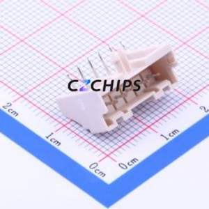 S06B-XASK-1(LF)(SN) Wire-to-Board Pin Header Bent Lead Through Hole,P=2.5mm Connector 1x6P 2.5mm Right Angle Insert XA - Product Image 1
