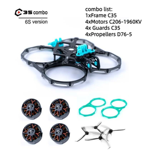 Kit de Marco FPV Axisflying Cineon C35 de 3.5 Pulgadas con Protectores <span class=keywords><strong>Cinewhoop</strong></span> C206 Sin Escobillas para Dron Cinematográfico FPV Freestyle <span class=keywords><strong>DJI</strong></span> O3 - Product Image 5