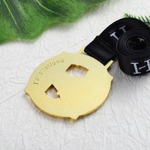 Votre propre médaille personnalisée 20 ans médaille en métal personnalisée en usine médaille de Taekwondo <span class=keywords><strong>d</strong></span>écoupée imprimée en couleur 3D avec ruban - Product Image 3