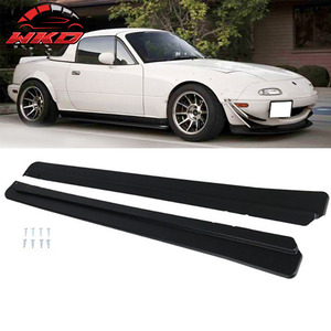 Fits for Mazda Miata 1990-1997 FD Style Side Skirts Unpainted Black - Product Image 2