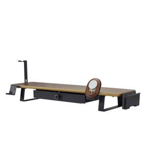 Giá đỡ màn hình bằng gỗ nguyên khối bán buôn |   Kệ để màn hình máy tính tiện dụng |   Hộp đựng đồ văn phòng tiết kiệm không gian - Product Image 3