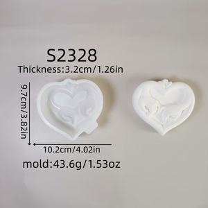 Moule en silicone pour résine fait main, style DIY, ornements décoratifs et outils pour gâteaux, pour la fabrication de résine, moule en plâtre - Product Image 3