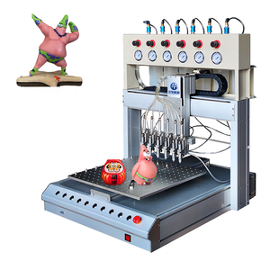 bibo B.W 2026 Automatic Motor 6 Colors PVC <b>Silicone</b> Trademark Keychains Dispensing Machine Clothing Decoration <b>Rubber</b> Injection - Product Image 3