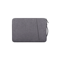 Housse d'ordinateur portable en polyester imperméable OEM avec poignée 13 14 15,6 pouces, étui de protection pour ordinateur portable Macbook Dell HP