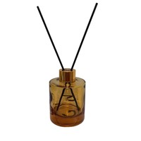 Bouteille en verre vide de qualité supérieure pour diffuseur de parfum à bâtonnets, avec marquage à chaud et surface gravée, logo personnalisé, MOQ flexible