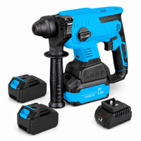 Marteau perforateur rotatif sans fil 20V Lithium Brushless, énergie d'impact 1.7J, perçage béton max. 22mm