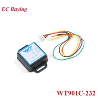 WT901C WT61C ke RS485 232 TTL 6 9 Sensor IMU sudut kemiringan Pitch Yaw akselerasi giroskop magnet MPU9250 MPU6050