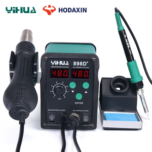 Station de soudage YIHUA 898D+ 2-en-1 750W avec pistolet à air chaud et fer à souder pour réparation de téléphones portables - Product Image 3