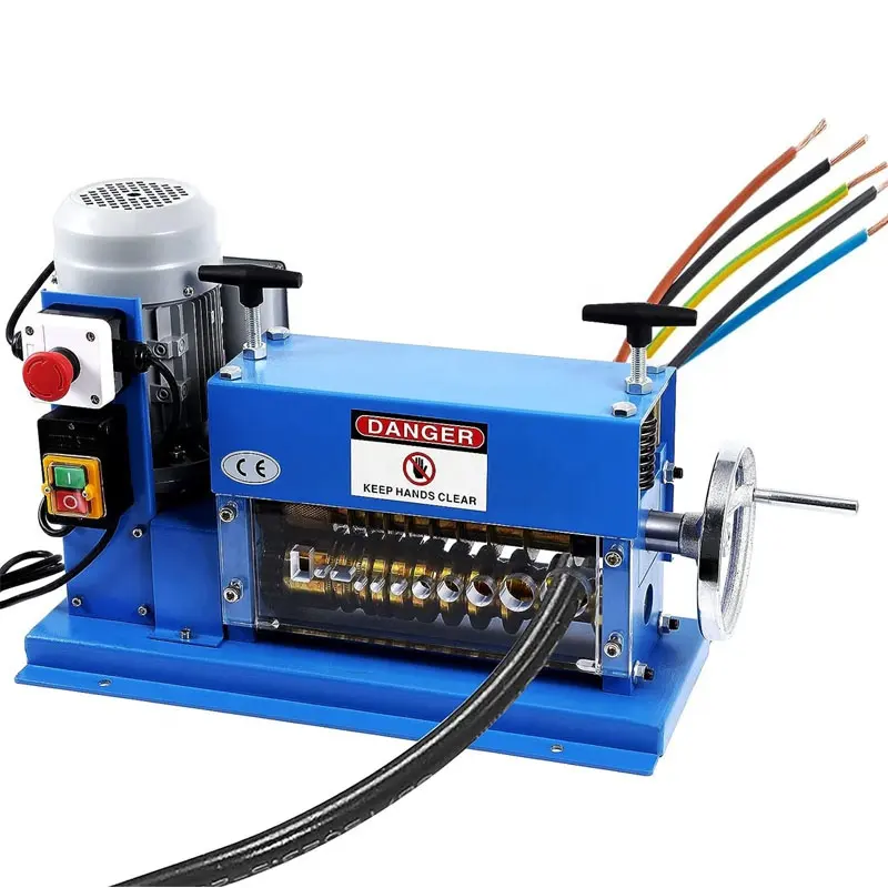 ChiPeng automatische elektrische Schrott panzerung flache Koaxialdraht Kupferdraht Abisolier maschine Kabel Schälmaschine