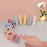 10-Pcs силиконовые моторные детские игрушки детские развивающие игрушки Монтессори Сенсорная игрушка детский костюм для купания, прорезыватели для зубов