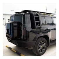 Pour JETOUR T2 accessoires TRAVELER ÉCHELLE PLIANTE 2023 nouveau Design 4x4 hors route en aluminium pliable toit échelle latérale