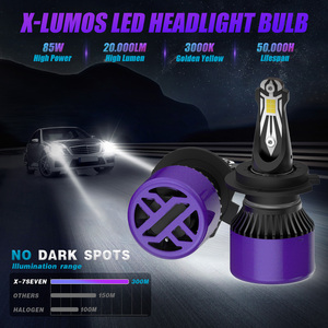 X-7SEVEN High Power XLUMOSP 85W 20000LM 12V Car Led Headlights 9005 9006 Auto Lighting System H1 H4 H7 Led Headlight <b>Bulb</b> - Product Image 5