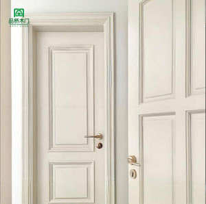 أبواب مسطحة خشبية صلبة داخلية مخصصة بتخفيضات كبيرة مع عزل للصوت تصميم عصري للشقق والفيلات وغرف النوم الفندقية - Product Image 2