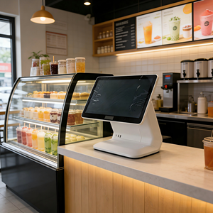 Terminal de point de vente à écran tactile de 15,6 pouces avec écran client de 11,6 pouces pour supermarché et restaurant - Product Image 1