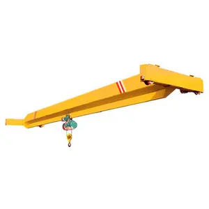 Large Span 1-20 Ton Single Girder Electric Overhead Crane For Lifting Equipment Sale