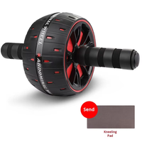 Roue d'exercice, roue d'abdominaux d'exercice de forme physique pour l'entraînement de force de noyau, rouleau abdominal d'entraînement de gymnase à la maison