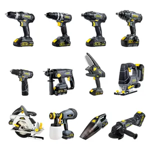 RIDA 20V Electrical tool kit Household power tools combo kits 20v Lithium battery operated hand tool sets