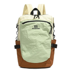 Custom Trendy Brand Japanese and Korean Mori <b>Backpack</b> Trendy Contrast Color College Leisure Nylon Fashion <b>Backpack</b> - Product Image 5