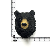Ensemble d'aimants de réfrigérateur en résine sur le thème des animaux du monde entier, souvenir de voyage, décoration de réfrigérateur pour les amateurs de faune sauvage