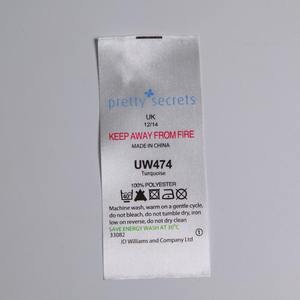 Étiquette d'instructions de lavage personnalisée - Product Image 1