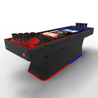 Table de jeu Beer Pong numérique à LED, à monnayeur, en métal, de haute qualité, la plus récente, pour usage commercial, équipement d'amusement, à vendre