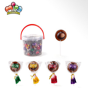 Lecca-lecca al miele di prugna con ripieno al caramello, caramella di prugna acida - Product Image 2