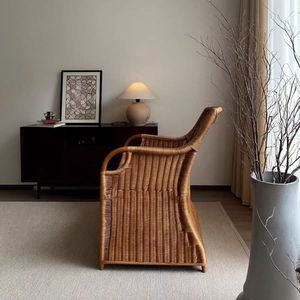 Modern design woven rattan wicker <strong>dining</strong> <strong>chair</strong> - Product Image 2