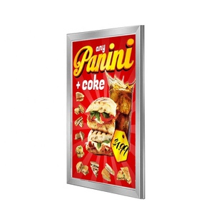 Marco de aluminio grueso para <span class=keywords><strong>restaurante</strong></span>, tablero de menú LED, señal de luz, A0, A1, A2, <span class=keywords><strong>A3</strong></span>, A4, tamaño 28mm - Product Image 1