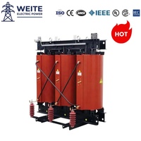 Trasformatore a secco in resina colata 10kV CE di alta qualità da 220V a 380V trifase con avvolgimenti in rame 50kVA 50Hz di facile manutenzione