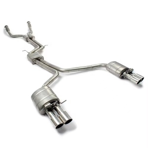 Escape Catback con Válvulas de Acero Inoxidable Pulido a Espejo EXR <span class=keywords><strong>Tuned</strong></span> para Audi S4/S5 B8/B8.5 3.0T 2013-2019 - Product Image 2