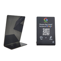 Chip RFID de 13.56mhz, Programable por URL, Resistente al Agua, NFC, Soporte para Reseñas de Google, Personalizable con Logotipo y Código QR