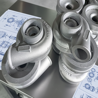 Services de moulage par gravité de pompe centrifuge en métal d'aluminium de basse pression