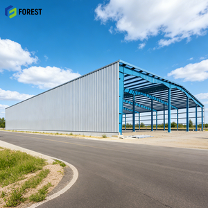 Prefabricated Steel Supermarket Building Storage Facility Anti Rust Efficient Retail Plaza High Rise Logistics <b>Hub</b> - Product Image 1