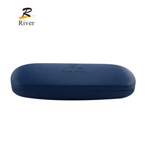 卸売カスタムロゴ生地リネン眼鏡金属ケースサングラス包装ボックス眼鏡ケース - Product Image 3