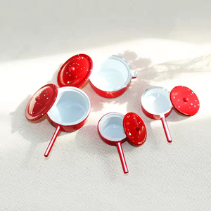 Olla <span class=keywords><strong>de</strong></span> Aleación para Casa <span class=keywords><strong>de</strong></span> Muñecas, Utensilios <span class=keywords><strong>de</strong></span> Cocina en Miniatura, Accesorios <span class=keywords><strong>de</strong></span> Cocina Coloridos, Ollas y Sartenes - Product Image 5