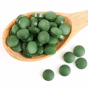 Zhongyiherbs kaynak üreticisi gıda sınıfı mavi yeşil Alga tabletler Spirulina Platensis Tablet sağlık gıda için - Product Image 3