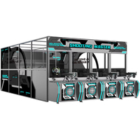 Machine d'arcade de tir commerciale à monnayeur certifiée CE, pour 4 joueurs, simulateur de tir réel, fournie directement par l'usine (OEM & ODM)