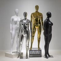 Mannequins féminins ajustables grande taille XXL corps entier blanc noir réaliste grosses femmes vêtements présentoir factice pour Boutique