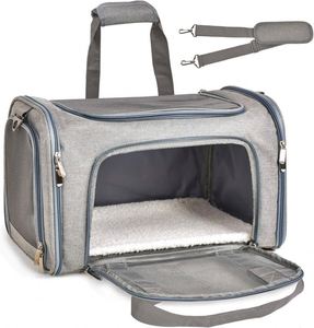 Échantillon gratuit : Sac de transport souple pour chien/grissons, idéal pour chats de 9 à 11 kg / Sac de transport souple pour animaux de compagnie pour voyage en voiture, pour chiots de 6,8 kg / Haut de gamme - Product Image 5