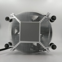 Refroidisseur de processeur de haute qualité à profil bas pour boîtier d'ordinateur AM4 4 broches, dissipateur thermique en aluminium avec roulement à bain d'huile